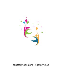 kids concept vector illustration icon design