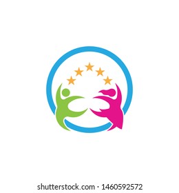 kids concept vector illustration icon design