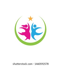 kids concept vector illustration icon design