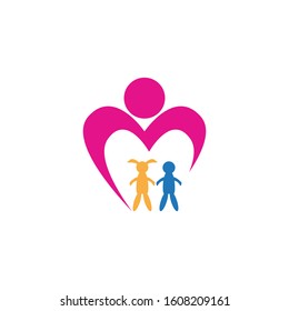 kids concept vector illustration icon design