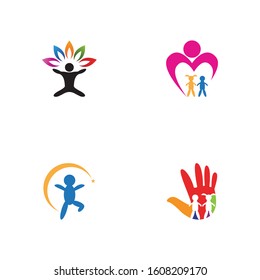 kids concept vector illustration icon design