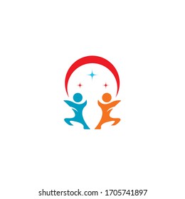 kids concept vector illustration icon design
