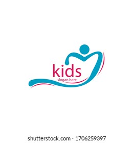 kids concept vector illustration icon design
