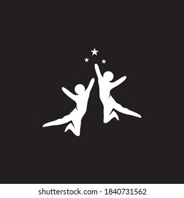 Diseño de iconos de ilustraciones vectoriales de niños