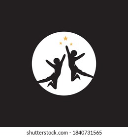 Kinderkonzept, Vektorgrafik-Icon-Design