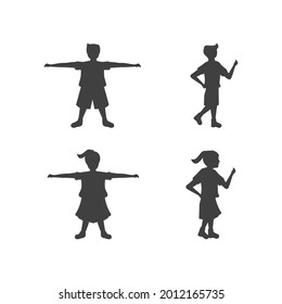 kids concept vector illustration icon design