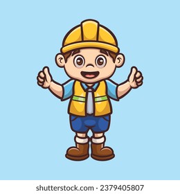 Kids Construktor creative Cartoon Illustrasion