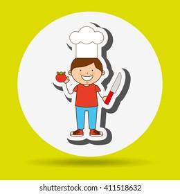 kids cooking design 