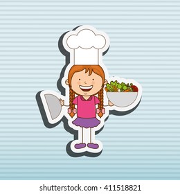kids cooking design 