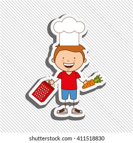 kids cooking design 