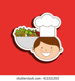 kids cooking design 