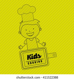 kids cooking design 
