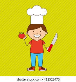 kids cooking design 