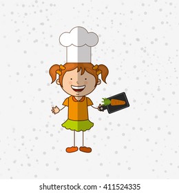 kids cooking design 