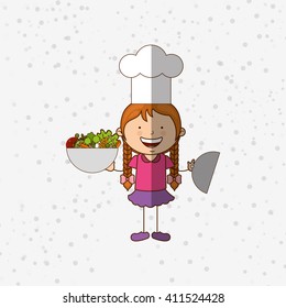 kids cooking design 