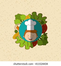 kids cooking design 