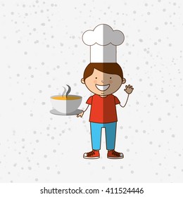 kids cooking design 