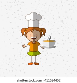 kids cooking design 