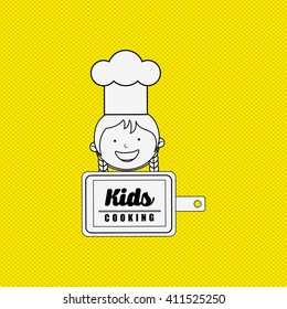 kids cooking design 