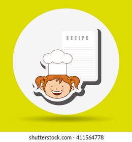 kids cooking design 