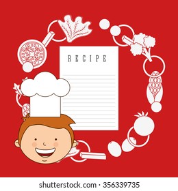 kids cooking design, vector illustration eps10 graphic 