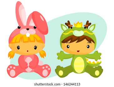 Kids In costume
