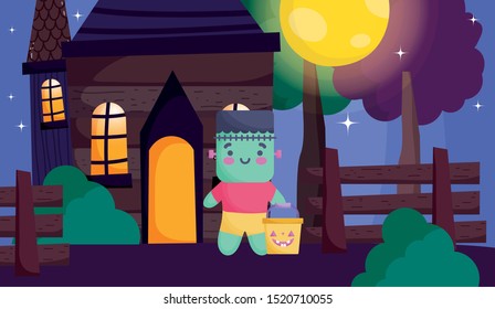kids with costume halloween image