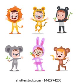 Kids Costume Vector Illustration Stock Vector (Royalty Free) 1442994203 ...