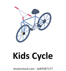  Kids Cycle Vector icon which can easily modify or edit
