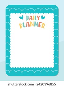 Kids Daily Planner Notebook and To Do List