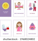 Kids Daily Responsibilities Chart, Kids Daily Routine, Chore Chart, Morning Checklist, Daily Task List, Children's Job Poster
