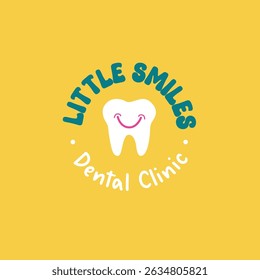 Kid's Dental Clinic Logo Illustration
