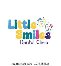 Kid's Dental Clinic Logo Illustration