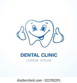 Kids dental logo design. Stomatology