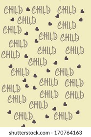 kids design over beige background vector illustration