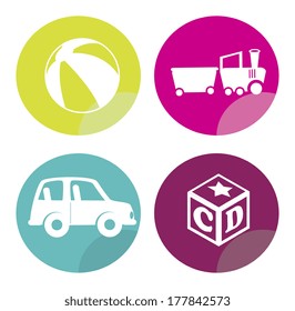 kids design over  white background vector illustration