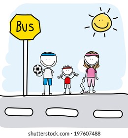 Kids design over white background, vector illustration