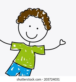 kids design over white background vector illustration