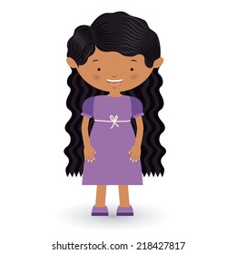 Kids design over white background, vector illustration
