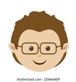 Kids design over white background, vector illustration