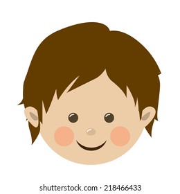 Kids design over white background, vector illustration