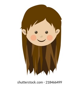 Kids design over white background, vector illustration