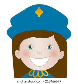 Kids design over white background, vector illustration