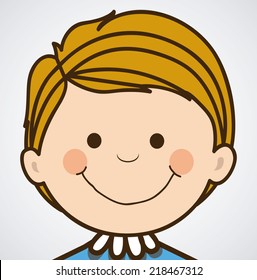 Kids design over white background, vector illustration