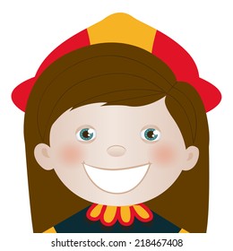 Kids design over white background, vector illustration
