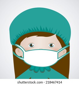 Kids design over white background, vector illustration