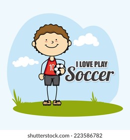 Kids design over white background, vector illustration 