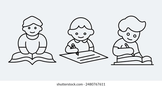 Kids development education icon vector design