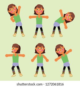 kids doing yoga in different positions

