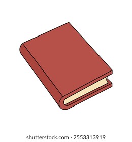 kids drawing book cartoon isolated